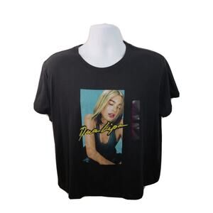 New Official Dua Lipa Ladies Black Tshirt Size 2XL Free Shipping!